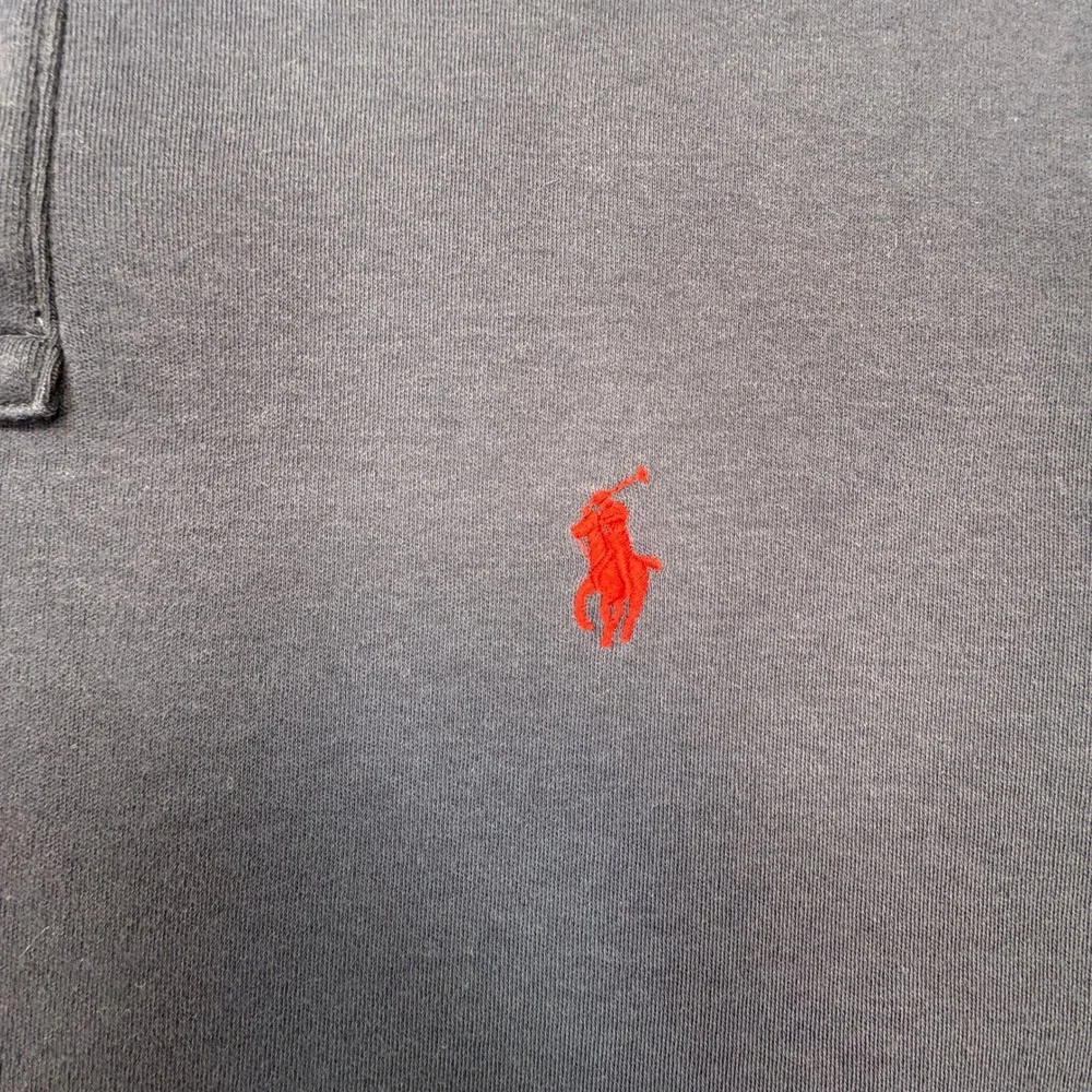 Polo Ralph Lauren Polo Shirt Mens M Navy Blue Custom‎ Fit Red Pony Logo Preppy